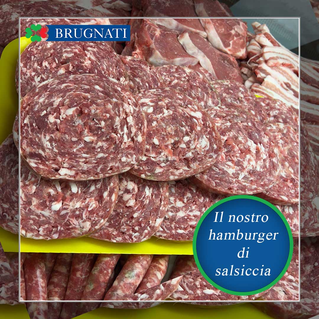 Da salsiccia esclusivamente nostrana nasce il nostro gustosissimo 𝗵𝗮𝗺𝗯𝘂𝗿𝗴𝗲𝗿 𝗱𝗶…